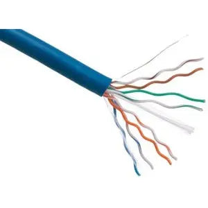 Axiom CAT6 23AWG 4-Pair Solid 550MHz Plenum Bulk Network Cable - 1000 Feet, Blue