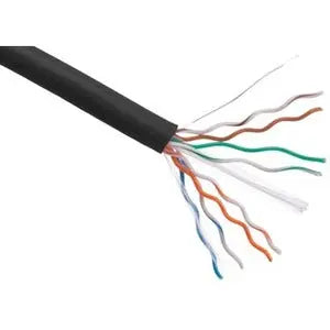 Axiom CAT6 23AWG 4-Pair Solid Ethernet Cable 1000ft Black for Reliable Network Connectivity