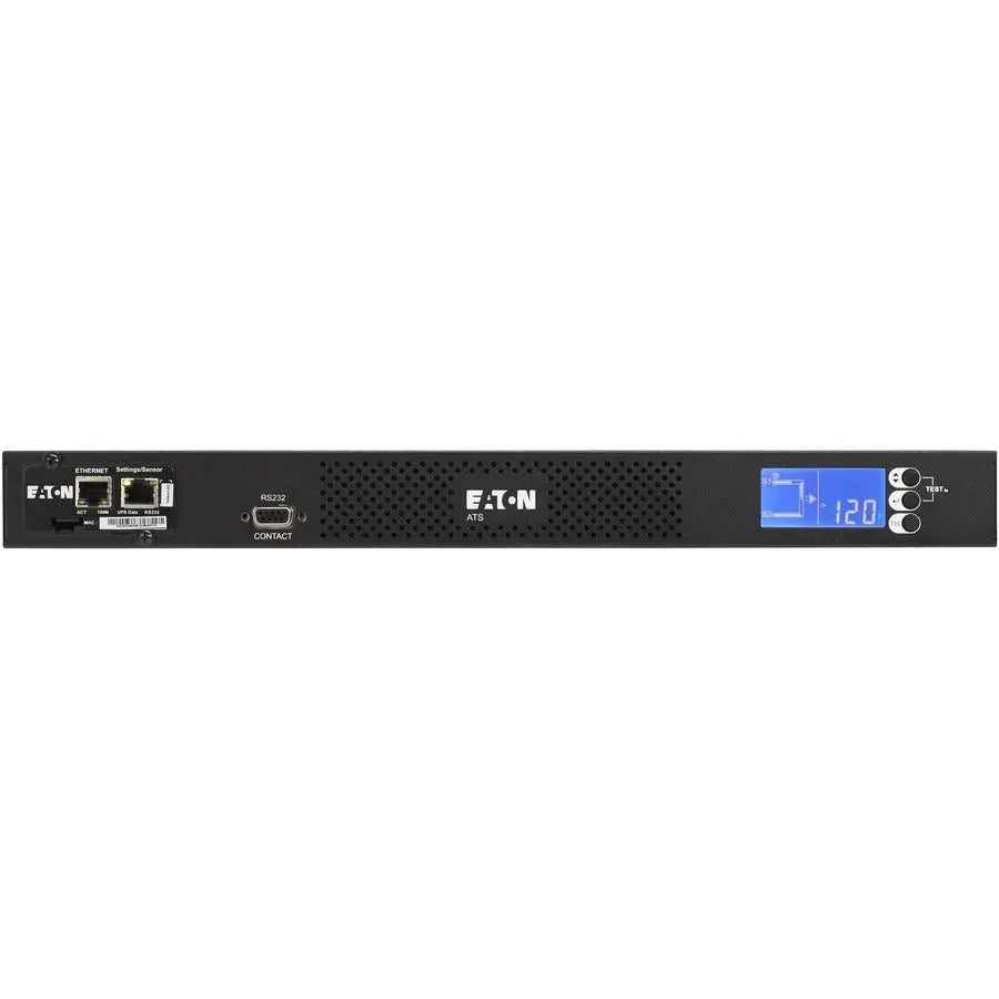 Eaton eATS 10-Outlet PDU Rack-Mountable 1U 120V with Automatic Transfer Switch (EATS120)