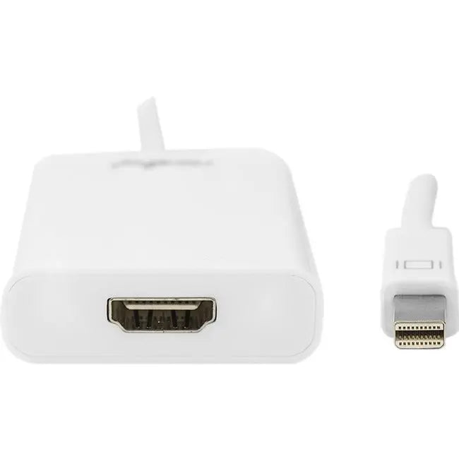 Rocstor Mini DisplayPort to HDMI Adapter Y10A105-W1 – 5.9 Inch White A/V Cable
