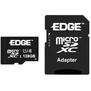 Edge Memory 128GB microSDXC Card with UHS-I U1 Speed for HD Video and Data Transfer