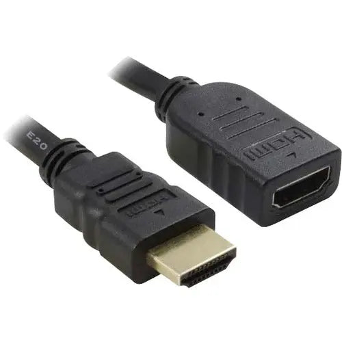 Unirise HDMI-MF-25F Extension Audio/Video Cable with Ethernet – Supports 1080p to 4K Resolution