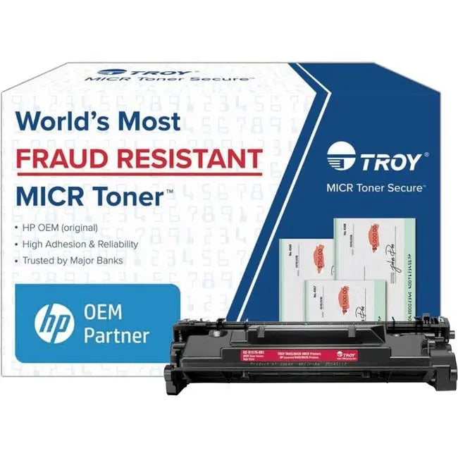 Troy Group M402/M426 MICR Toner Secure Cartridge - High Yield Black Laser Toner for HP Printers