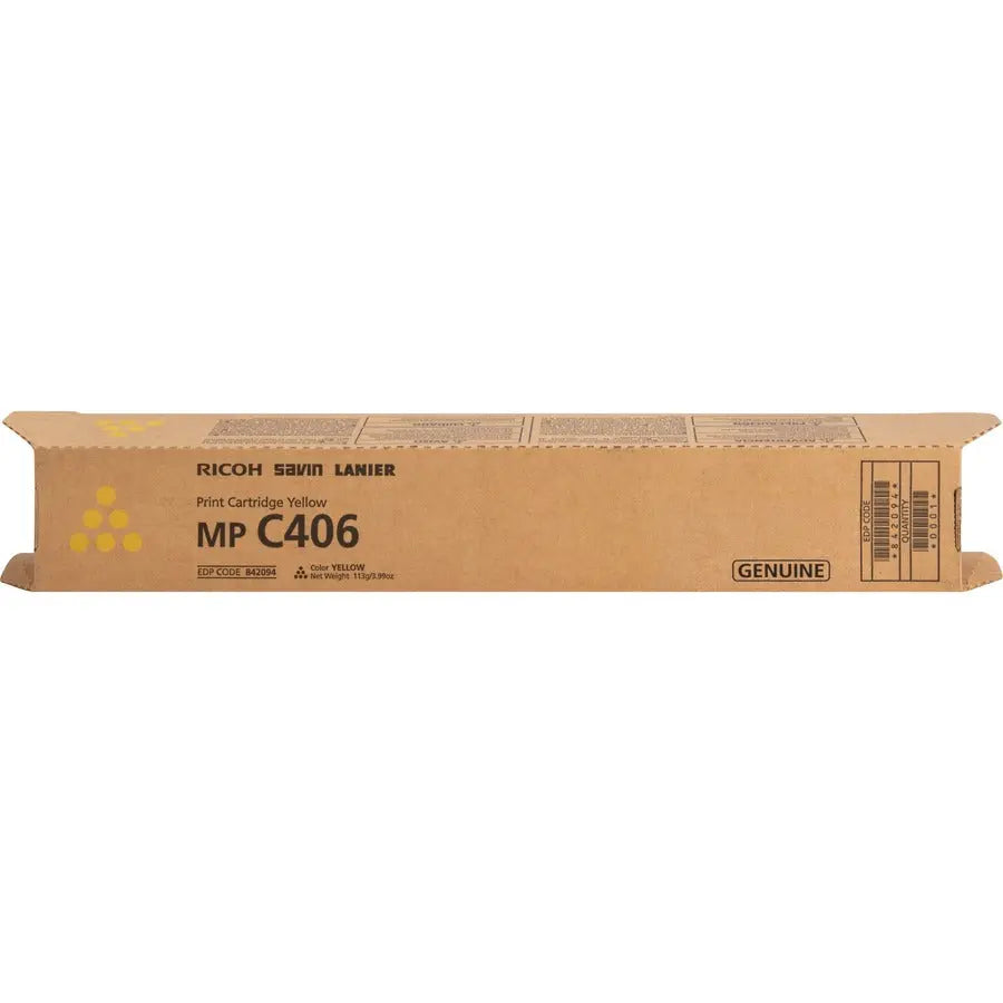 Ricoh Original Laser Toner Cartridge - Yellow for MPC Series (Part #842094)