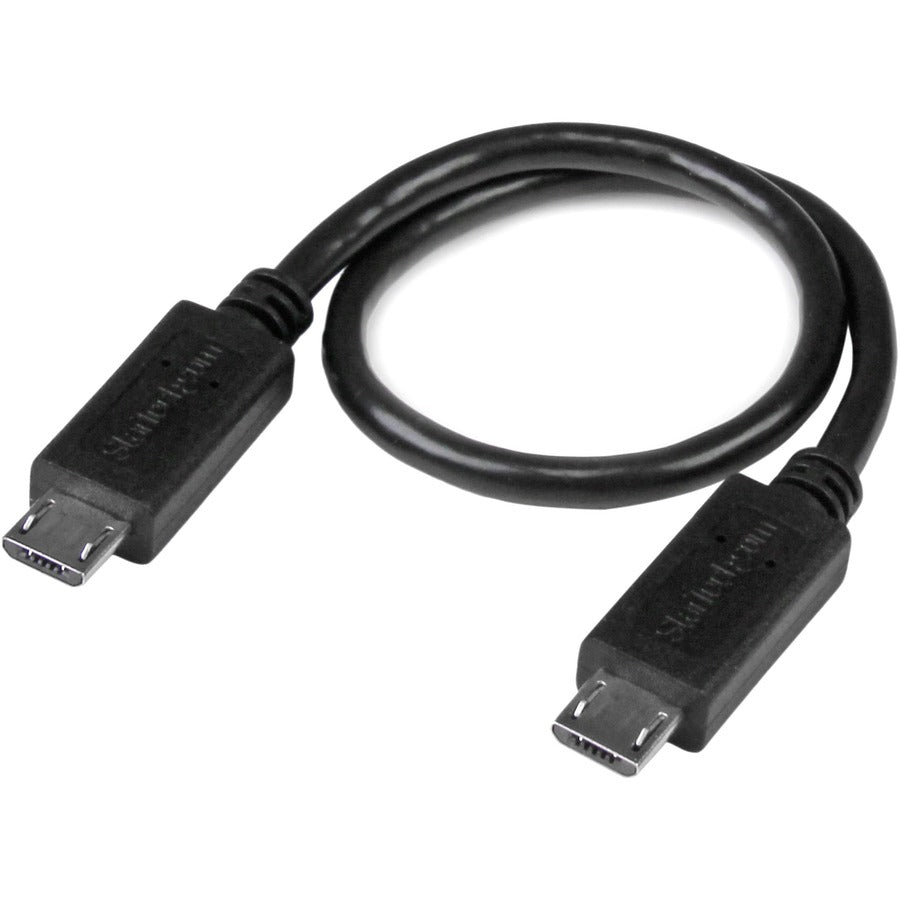 StarTech.com 8-inch USB OTG Cable - Micro USB to Micro USB Adapter for Mobile Devices