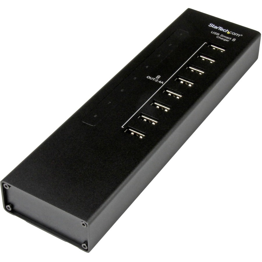 StarTech.com 8-Port USB Charging Station - 96W Power Hub for Tablets and Smartphones