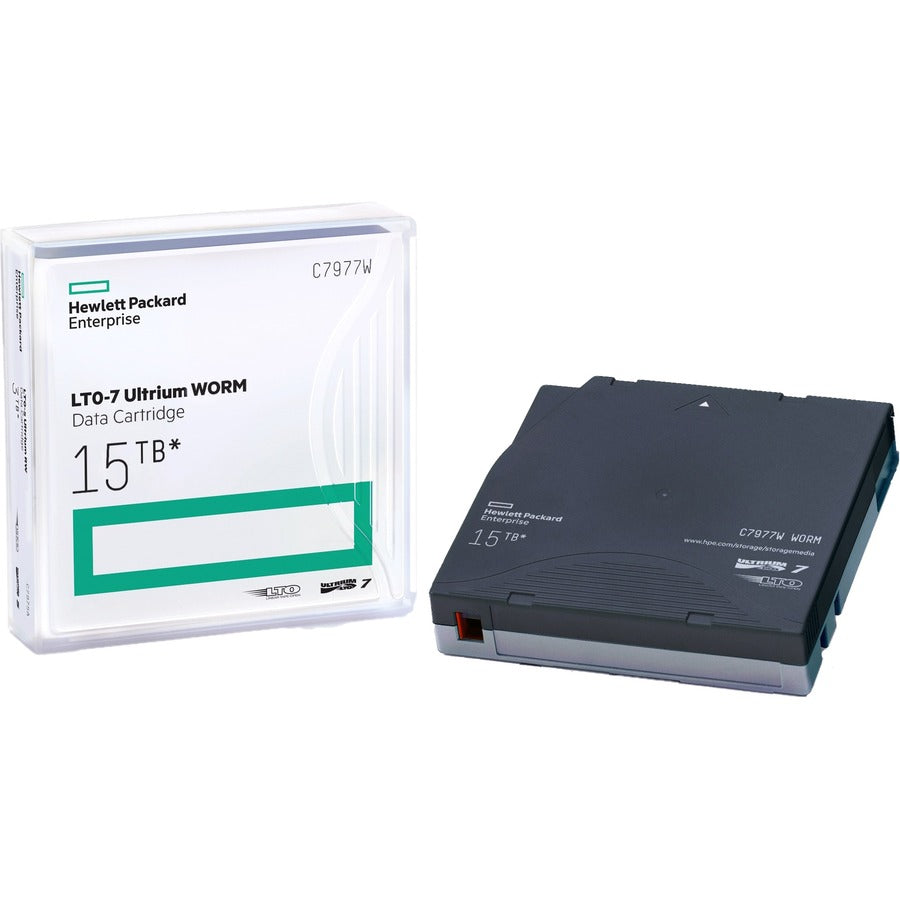 HPE LTO Ultrium-7 Data Cartridge C7977W – High-Capacity Tape Storage for Data Backup and Archiving