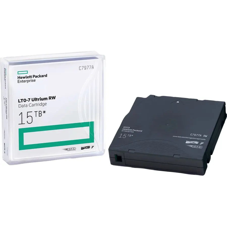 HPE 15TB E LTO Ultrium Cartridge C7977A - High Capacity Data Backup Tape for Enterprise Storage