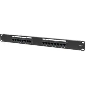 Intellinet Network Solutions 16-Port Rackmount Cat6 UTP Patch Panel - Model 519526