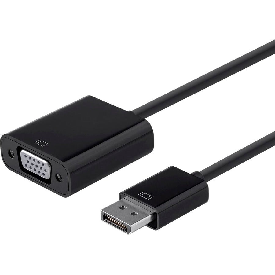 Monoprice DisplayPort 1.2a to VGA Active Adapter - Black
