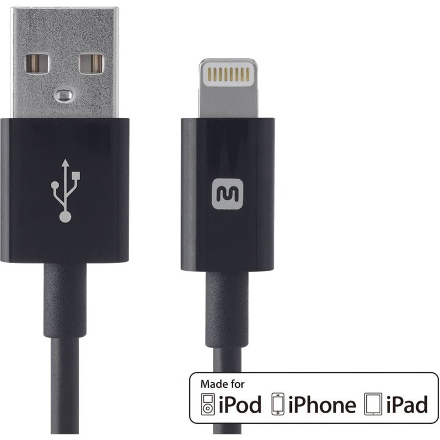 Monoprice Select Lightning to USB Data Transfer Cable with Gold-Plated Connectors