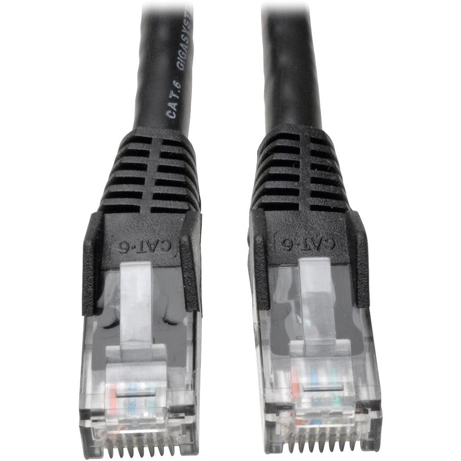 Eaton Corporation Tripp Lite N201-005-BK50BP Cat6 Gigabit Ethernet Patch Cables, 5 ft, Black, Bulk Pack of 50
