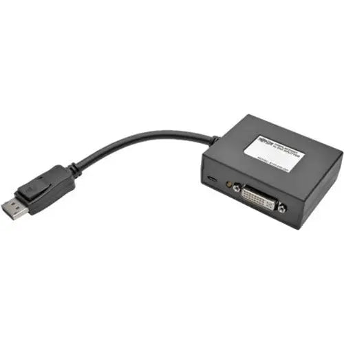 Eaton Tripp Lite Series B157-002-DVI 2-Port DisplayPort to DVI Splitter for Dual Monitors