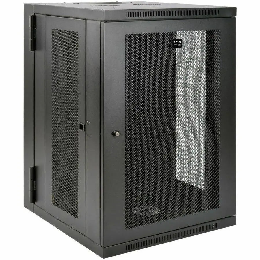 Eaton Corporation Tripp Lite SmartRack 18U Wall-Mount Enclosure Cabinet with Hinged Back and Vented Steel Design