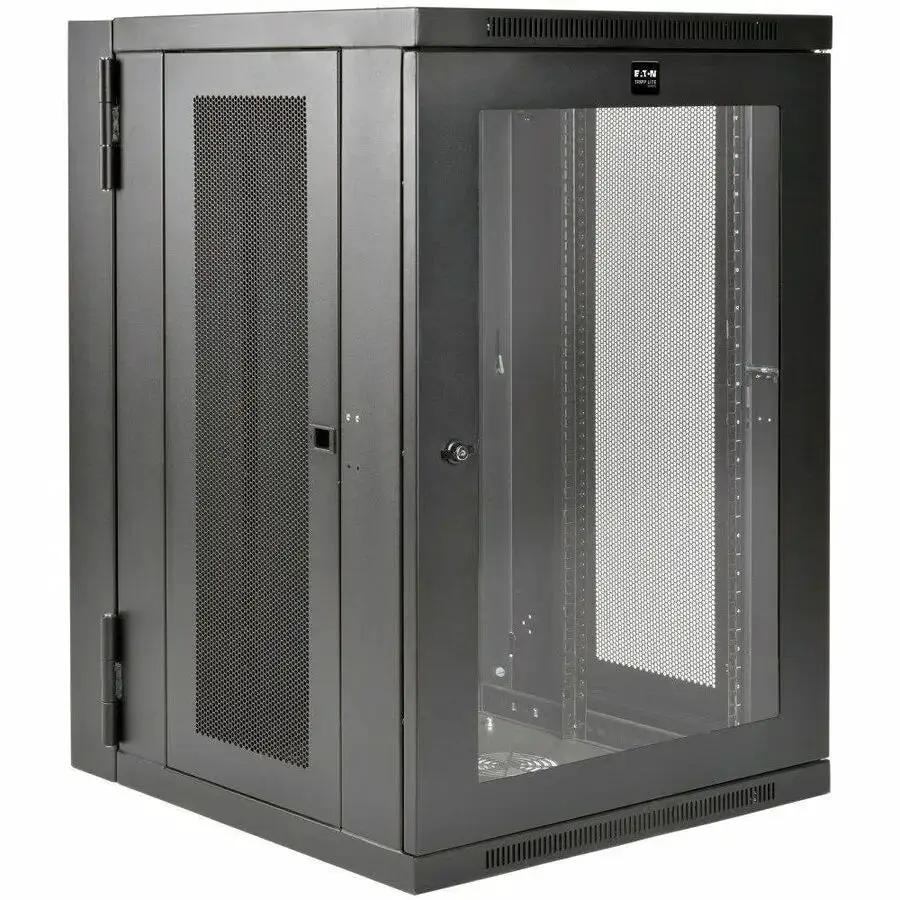 Eaton Corporation Tripp Lite SRW18USDPG SmartRack 18U Wall-Mount Rack Enclosure with Clear Acrylic Window by Eaton Corporation
