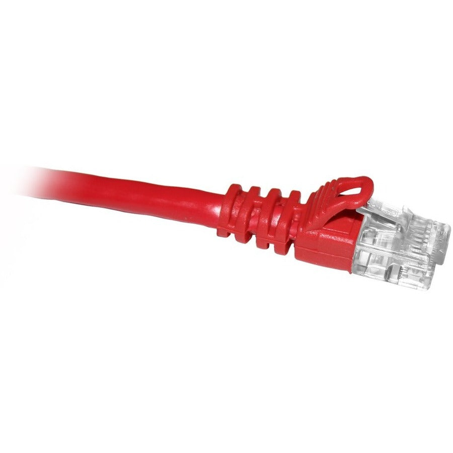ENET Cat5e Red 4 Foot Patch Cable with Snagless Molded Boot (UTP) Network Cable