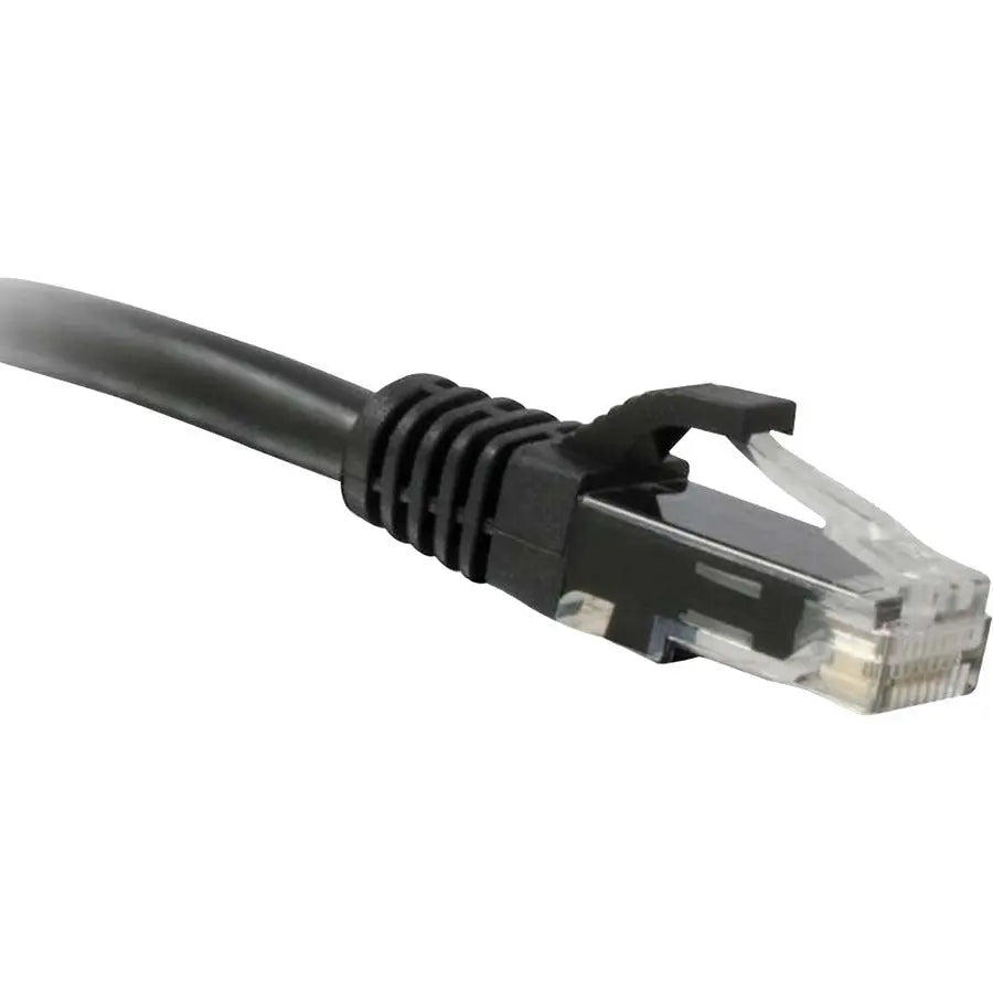 ENET Cat6 Black 15 Foot Patch Cable with Snagless Molded Boot (UTP) - High-Quality RJ45 Network Cable by NSI Industries