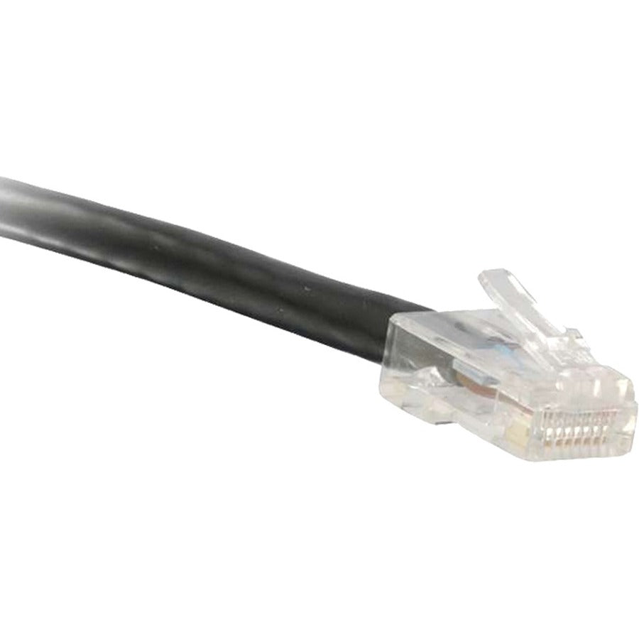 ENET Cat6 UTP Patch Network Cable by NSI Industries - 1 Foot, Non-Booted, Black