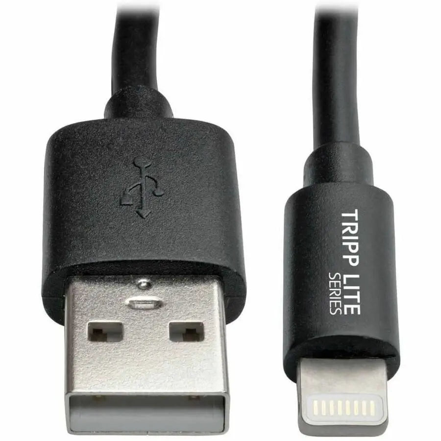 Eaton Tripp Lite Series USB-A to Lightning Coiled Cable with MFi Certification – 4 Feet, Black