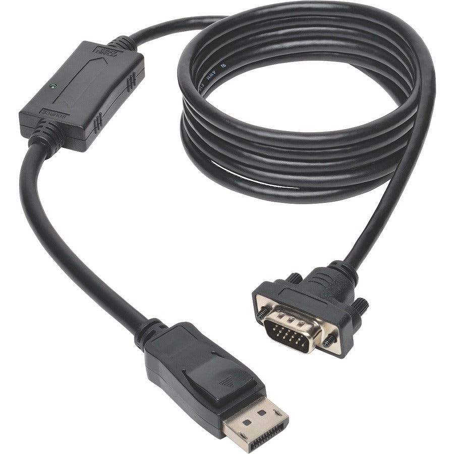 Tripp Lite by Eaton P581-006-VGA-V2 DisplayPort 1.2 to VGA Active Adapter Cable, 6 ft.