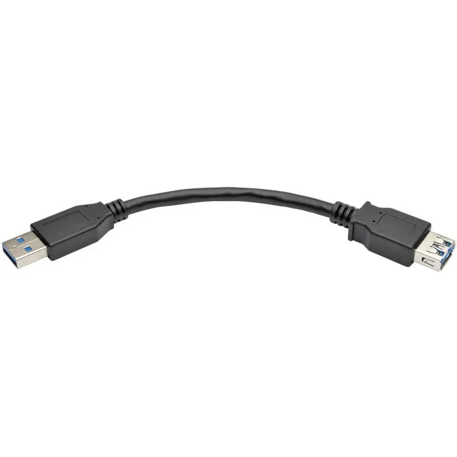 Eaton Tripp Lite U324-06N-BK 6-Inch USB 3.0 SuperSpeed Type-A Extension Cable (M/F) for High-Speed Data Transfer