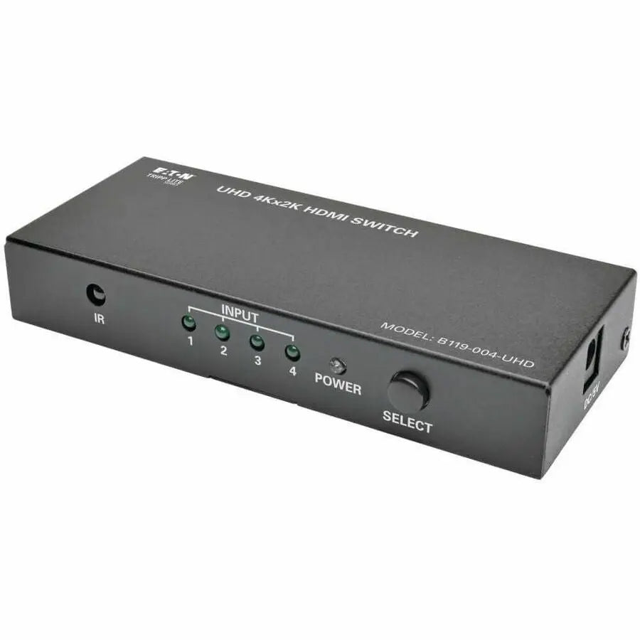 Eaton Tripp Lite Series 4-Port HDMI Switch with Remote Control - 4K UHD 60Hz, HDR, 3D