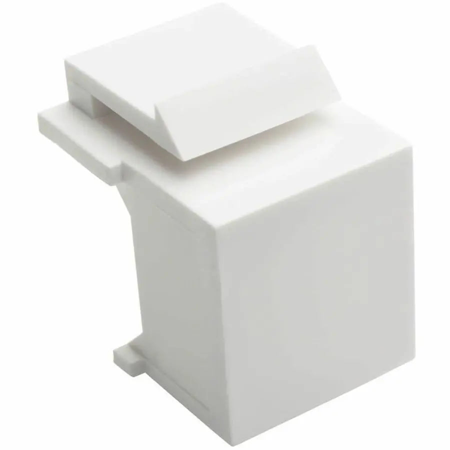 Eaton Tripp Lite Series N040-010-WH Snap-In Blank Keystone Jack Insert, White, 10 Pack