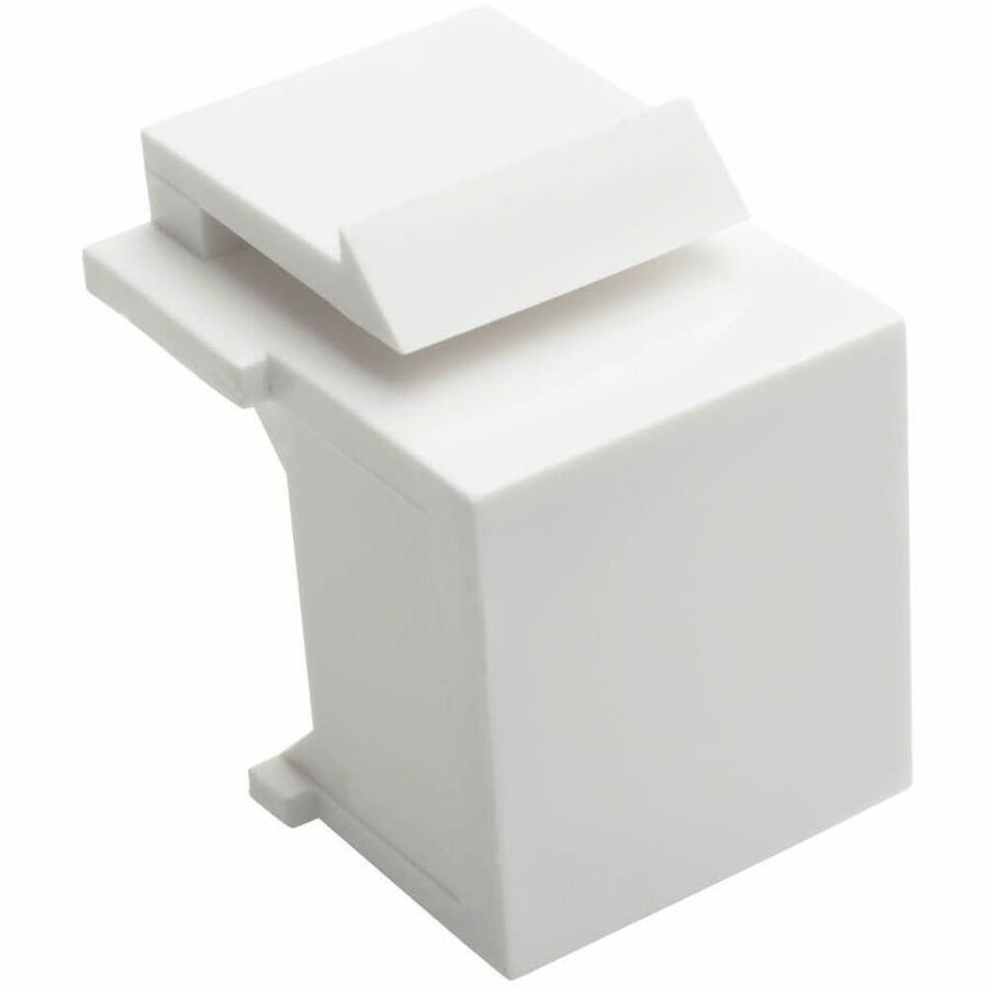 Eaton Tripp Lite Series N040-010-WH White Snap-In Blank Keystone Jack Insert – 10 Pack