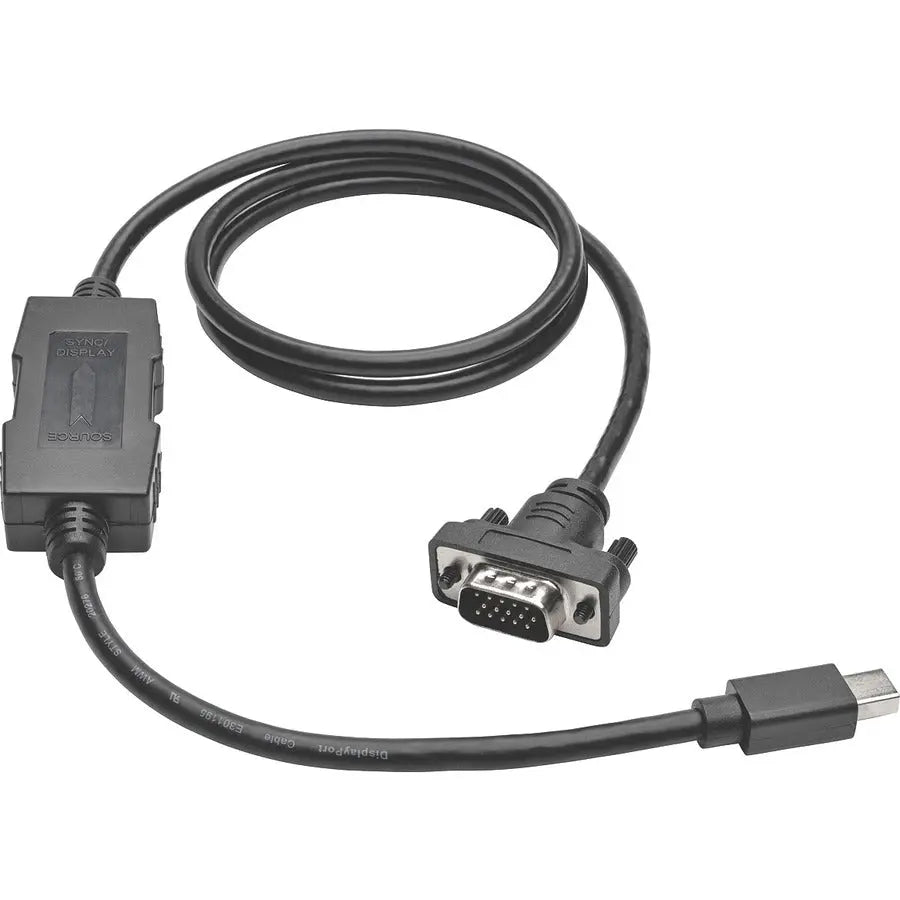 Eaton Tripp Lite Series P586-003-VGA-V2 Mini DisplayPort 1.2 to VGA Active Adapter Cable, 3 ft.
