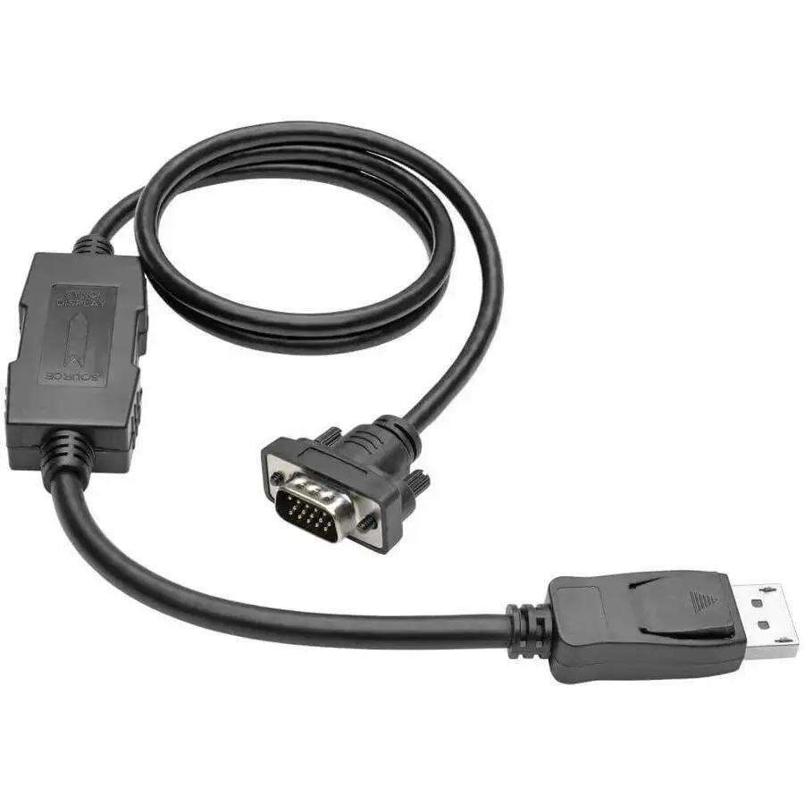 Eaton Corporation Tripp Lite P581-003-VGA-V2 DisplayPort 1.2 to VGA Active Adapter Cable, 3 ft. by Eaton Corporation