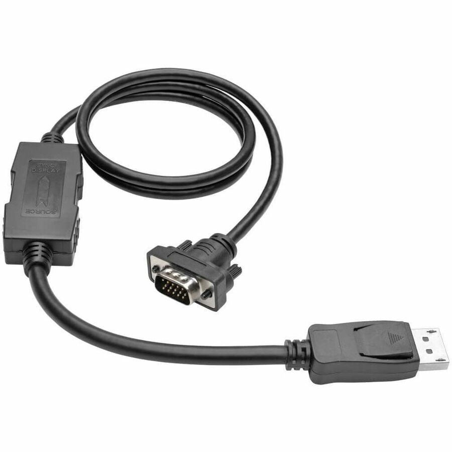 Eaton Corporation Tripp Lite P581-003-VGA-V2 DisplayPort 1.2 to VGA Active Adapter Cable, 3 ft.