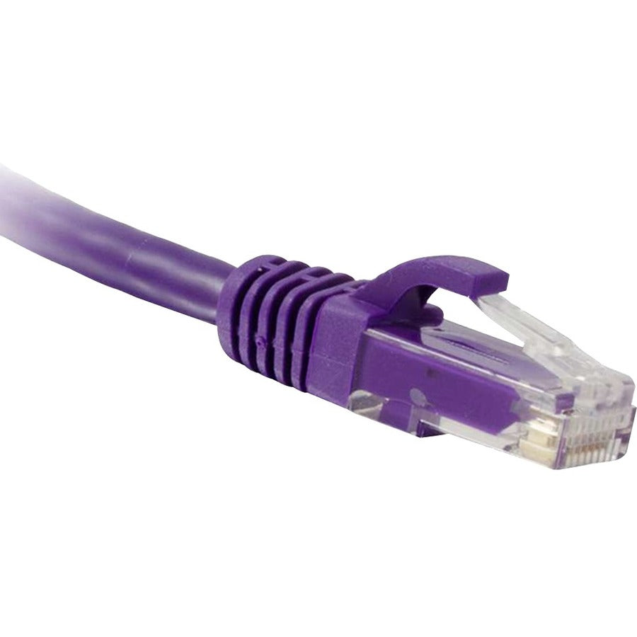 ENET Cat6 Purple UTP Patch Network Cable, 20 ft, RJ-45 Male, C6-PR-20-ENC