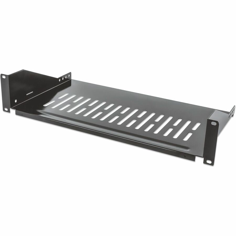 Intellinet Network Solutions 19 inch Cantilever Shelf – Heavy Duty Steel Rack Mountable Storage for Servers and Equipment