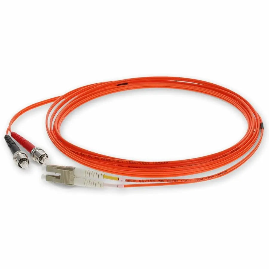 AddOn 10m LC (Male) to ST (Male) Orange OM2 Duplex Fiber Optic Patch Cable