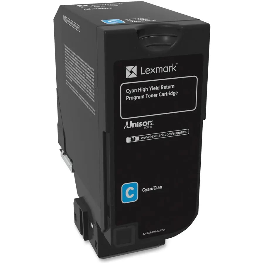 Lexmark Unison 74C1HC0 High Yield Return Program Toner Cartridge for CS725 Series