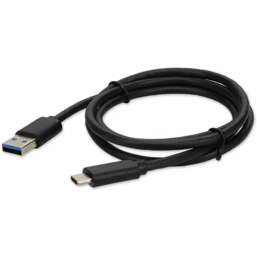 AddOn 5-Pack 1 Meter USB 3.1 Type C to USB 3.0 Type A Male Adapter Cables - Black by ADDON