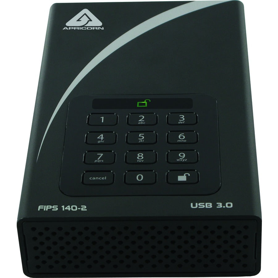 Apricorn Aegis Padlock DT FIPS 8TB USB 3.0 Desktop External Hard Drive