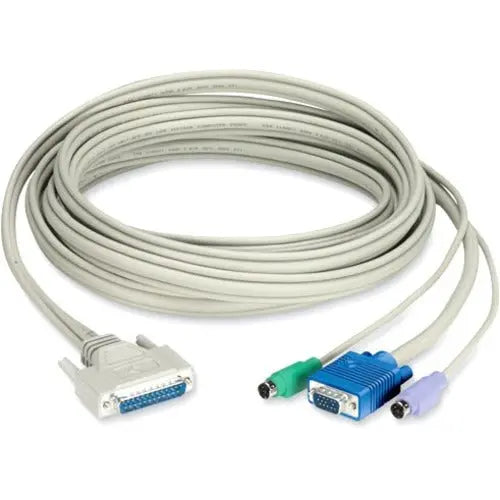 Black Box KVM CAT5 Extender Cable with DDC Support - 10 ft (3.0 m) for VGA and PS/2 Devices