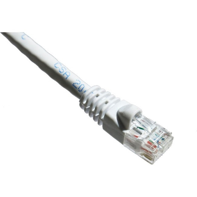 Axiom C6AMB-W3-AX Cat6A 650MHz Network Patch Cable with Molded Boot, White, 3 ft