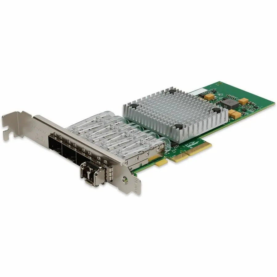 AddOn Intel Gigabit Ethernet Card I350F4-AO with Quad SFP Ports for High-Speed Network Connectivity