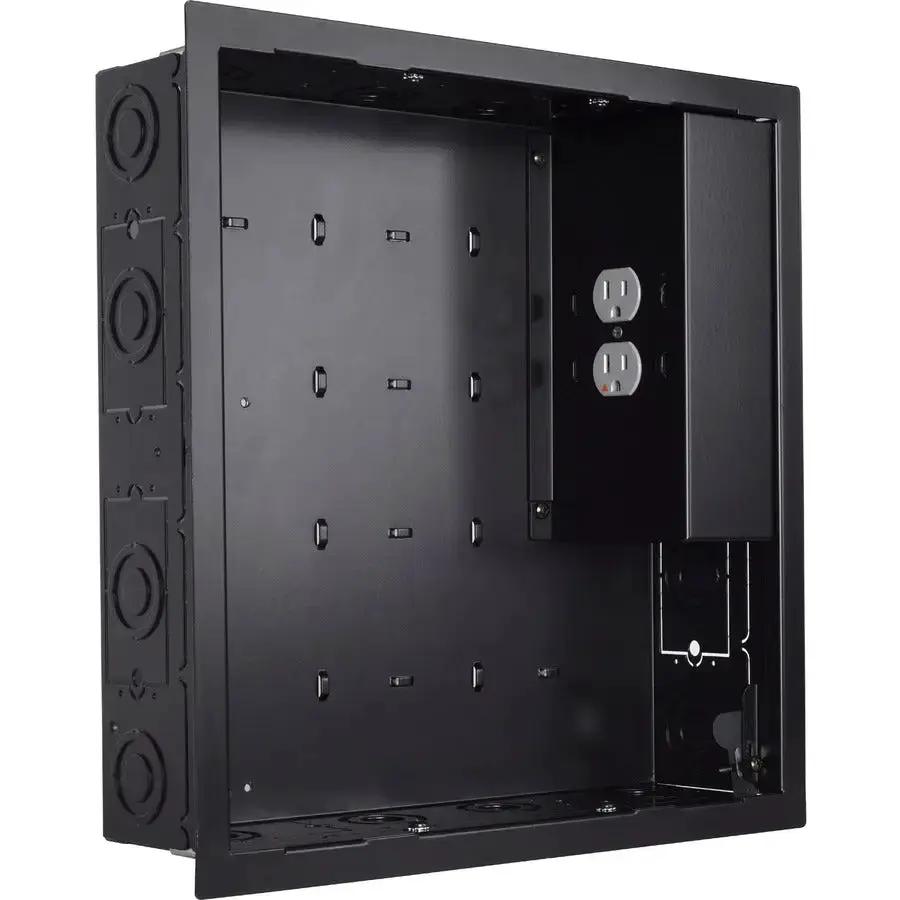 Legrand Group Chief PAC526FBP2 In-wall Storage Box with 2 Receptacle Filter & Surge for Flat Panel Mounts, Black by Legrand Group