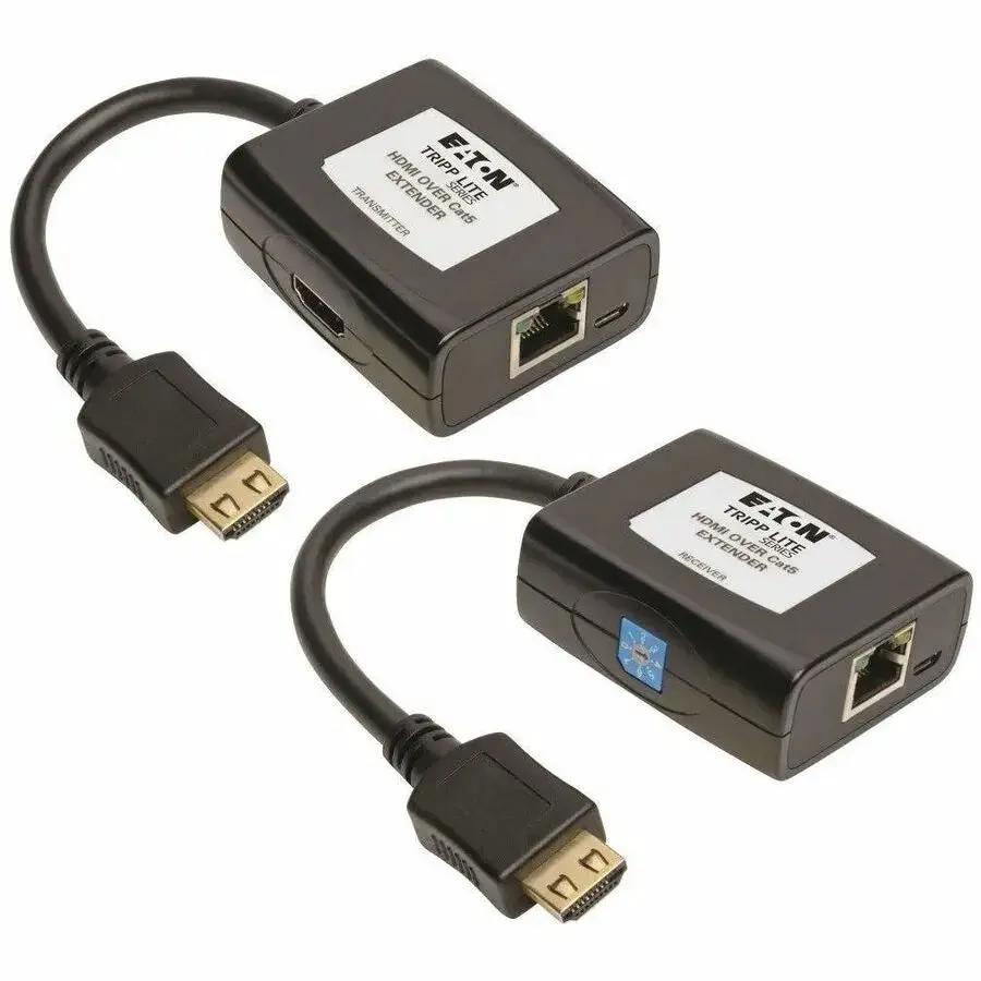 Eaton Tripp Lite Series HDMI over Cat5/6 Extender Kit, B126-1A1-U — 1080p @ 60Hz, USB Powered, Extended up to 125 Feet by Eaton Corporation