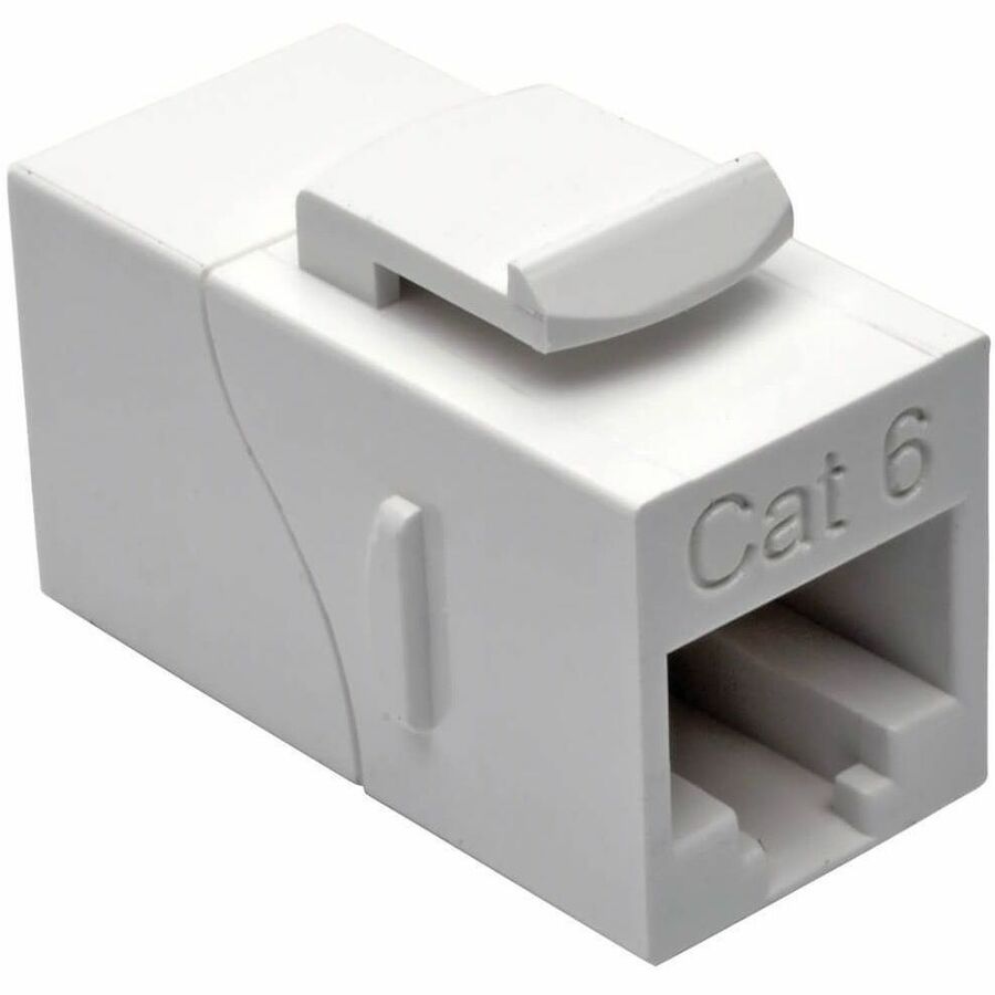 Eaton Tripp Lite Series N235-001-WH Cat6 Straight-Through Modular In-Line Coupler (RJ45 F/F), White