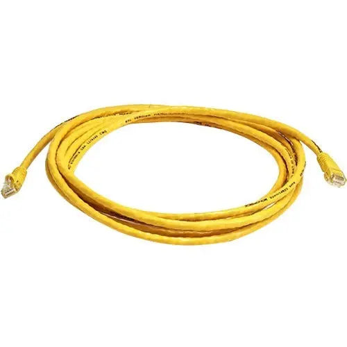 Monoprice Cat5e 24AWG UTP Ethernet Patch Cable - 10ft Yellow for Reliable Networking