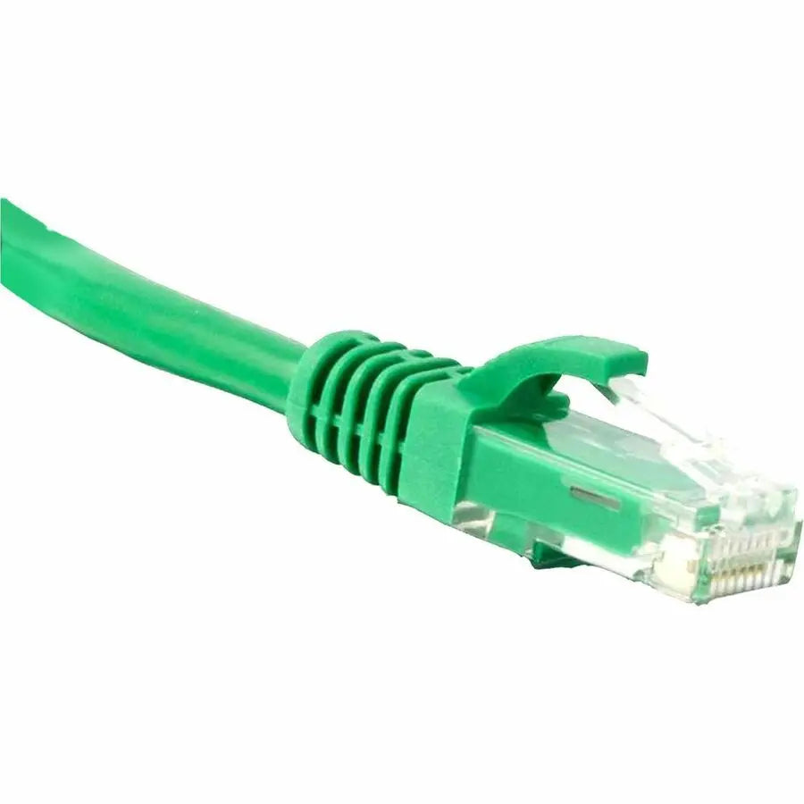 ENET Cat5e Green 6-Inch Patch Cable with Snagless Molded Boot - UTP RJ45 to RJ45 Network Cable