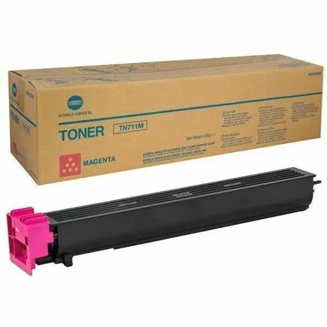 Konica Minolta TN-711M Magenta Laser Toner Cartridge for bizhub C654, C754 Series