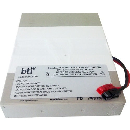 Battery Technology Inc RBC62-1U-BTI Sealed Lead Acid Battery for EATON Tripp Lite UPS Models