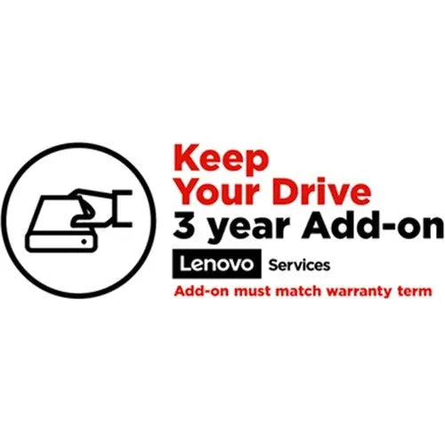 Lenovo Keep Your Drive Add On - Extended Warranty - 3 Years for Reliable Data Protection
