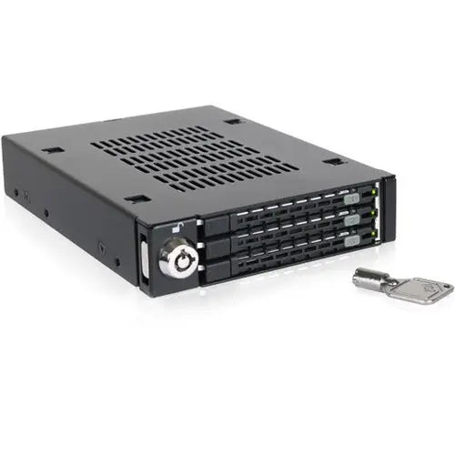 Icy Dock ToughArmor MB993SK-B Triple Bay 2.5" SATA/SAS Drive Enclosure for 3.5" Bays