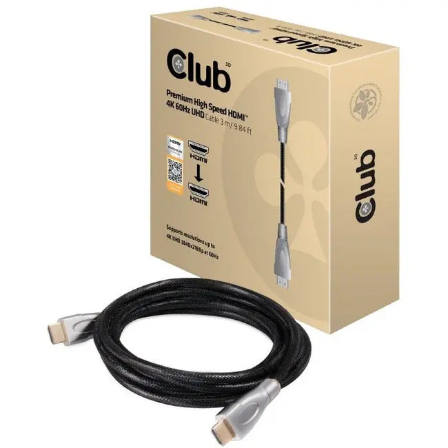 Club 3D Premium High Speed HDMI 2.0 4K UHD Cable - 3 meters